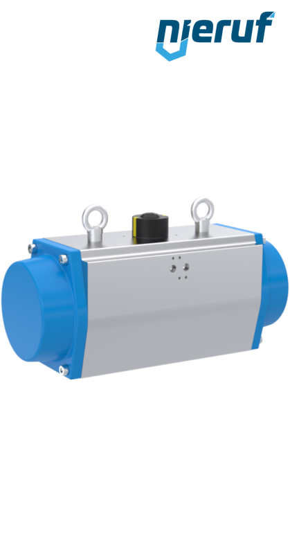 pneumatic actuator AN02 single acting, normally closed GS-160 90° with 11 springs