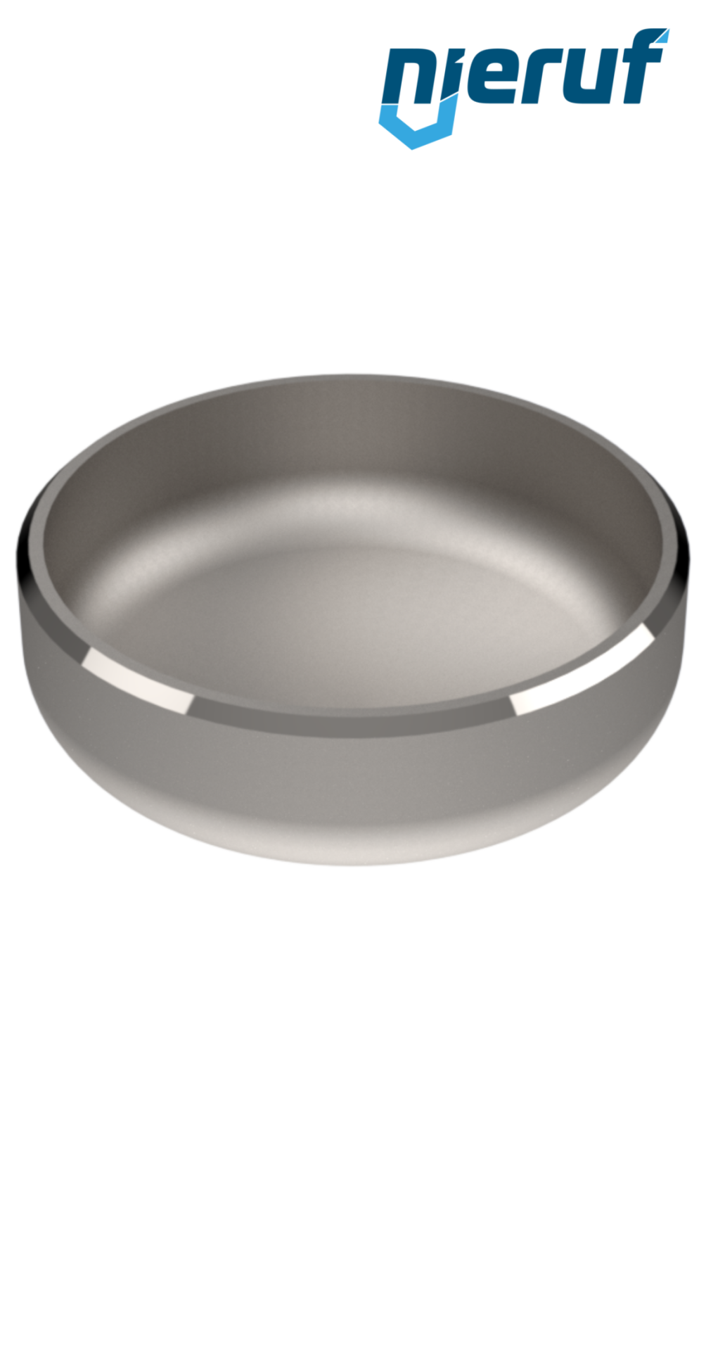 Klöpperböden DN40 48,3 mm x 2,0 mm Edelstahl 1.4571 ähnlich DIN 28011