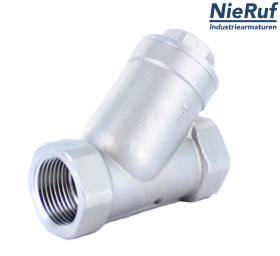 valvola di ritegno DN32 - 1 1/4" pollici acciaio inossidabile 1.4408 PTFE