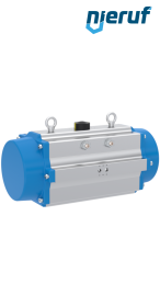 Pneumatischer Antrieb AN02 einfachwirkend, federöffnend GS-300 90° mit 6 Feder