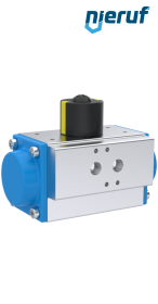 pneumatic actuator AN02 single acting, normally closed high temperature version GS-052 90° with 5 springs