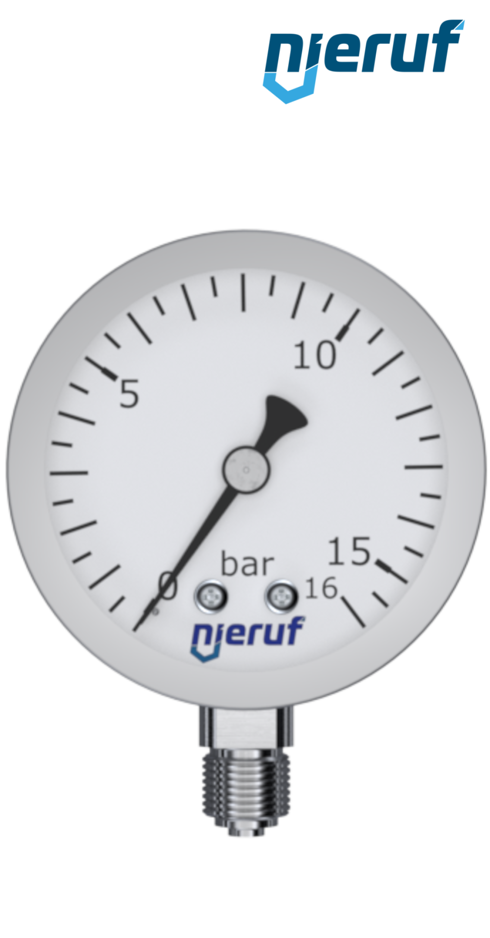 Manometer G 1/4" radial 63 mm Edelstahl MM06 0 - 16,0 bar