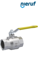 valvola a sfera per gas in acciaio inossidabile DN50 - 2" pollici GK07 biogas DVGW