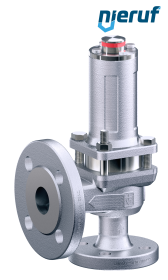 Flansch-Sicherheitsventil DN80/DN125 SF04, Edelstahl 1.4408 PTFE, ohne Anlüftung