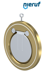 Zwischenflansch-Rückschlagklappe DN150 ZR09 Alubronze 2.0975 PTFE
