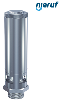 Sicherheitsventil 1 1/2" SV02 für Druckluft, Edelstahl FKM