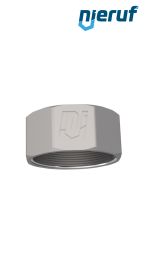 cap 3" inch female stainless steel 316