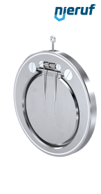 Zwischenflansch-Rückschlagklappe mit Feder DN300 ZR04 Edelstahl 1.4408 PTFE
