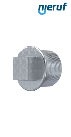 Tempergussfitting Stopfen Nr. 290, DN20 - 3/4" Zoll verzinkt