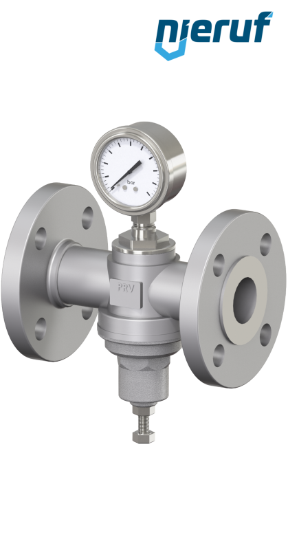 Druckminderer DN15 DM18 Edelstahl 1.4408 1,0 - 6,0 bar