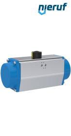 Pneumatischer Antrieb AN02 einfachwirkend, federschließend GS-140 90° mit 7 Federn