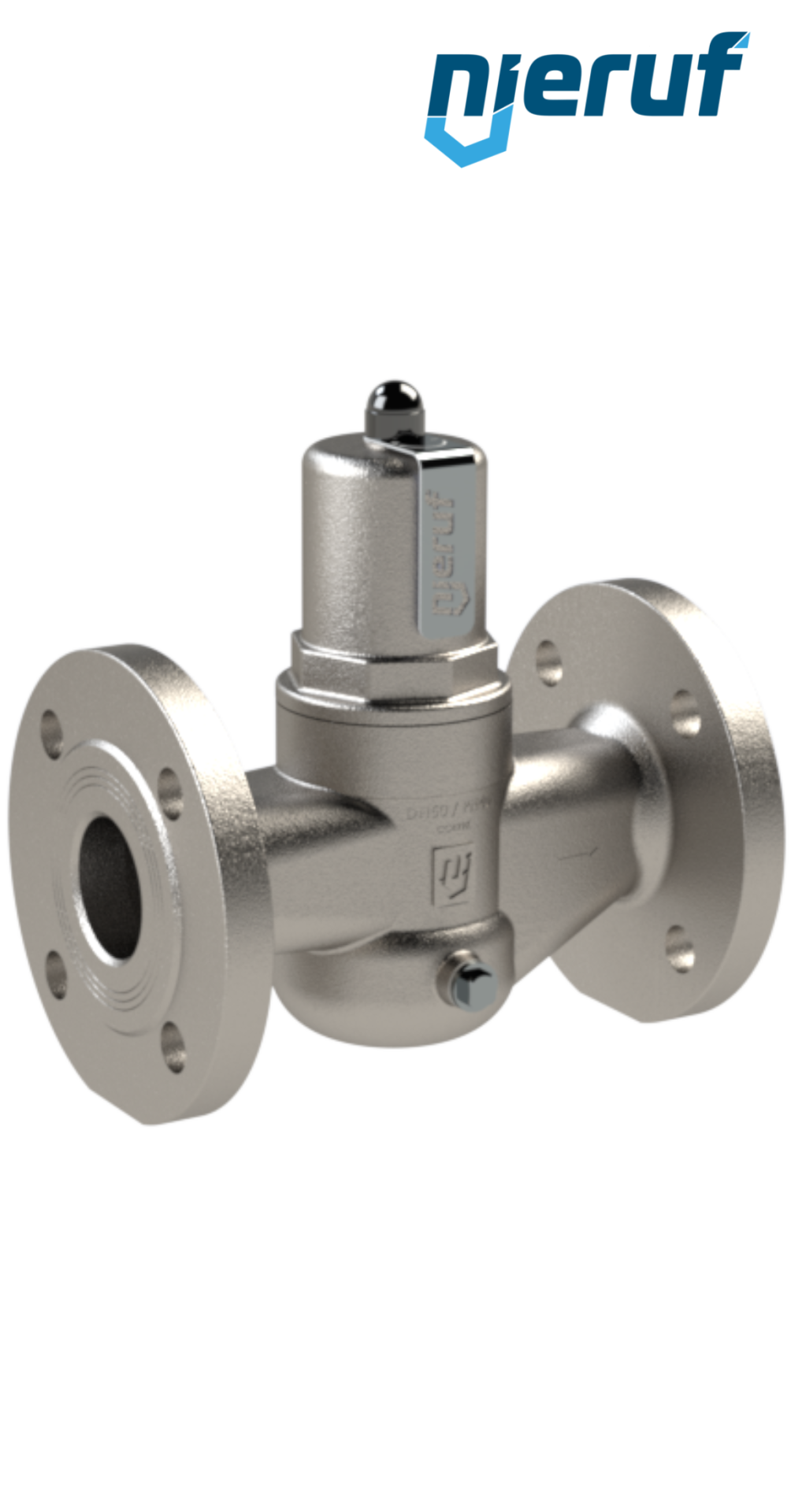 Flansch-Druckminderer DN 32 PN40 DM08 Edelstahl FKM 0,5 - 2,0 bar