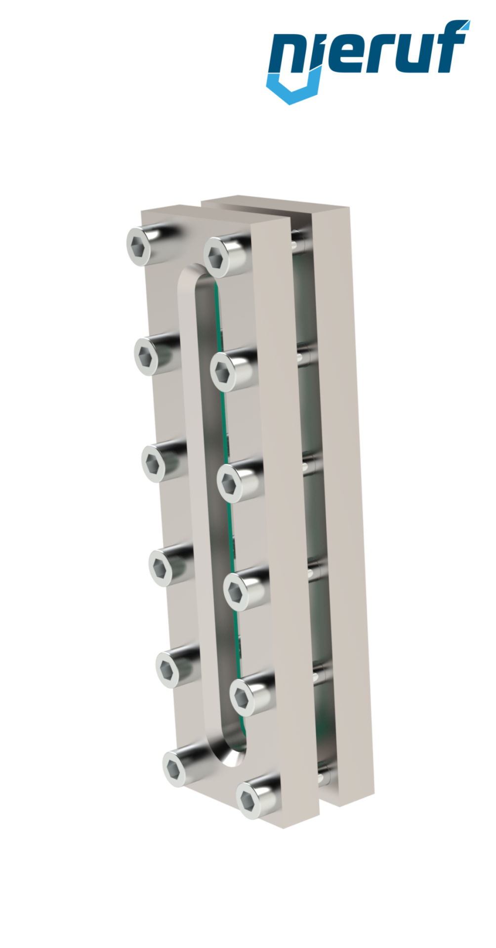 Behälter-Schauglas L=250mm  BS03 Edelstahl 1.4571 Borosilikatglas, Reflex 16bar