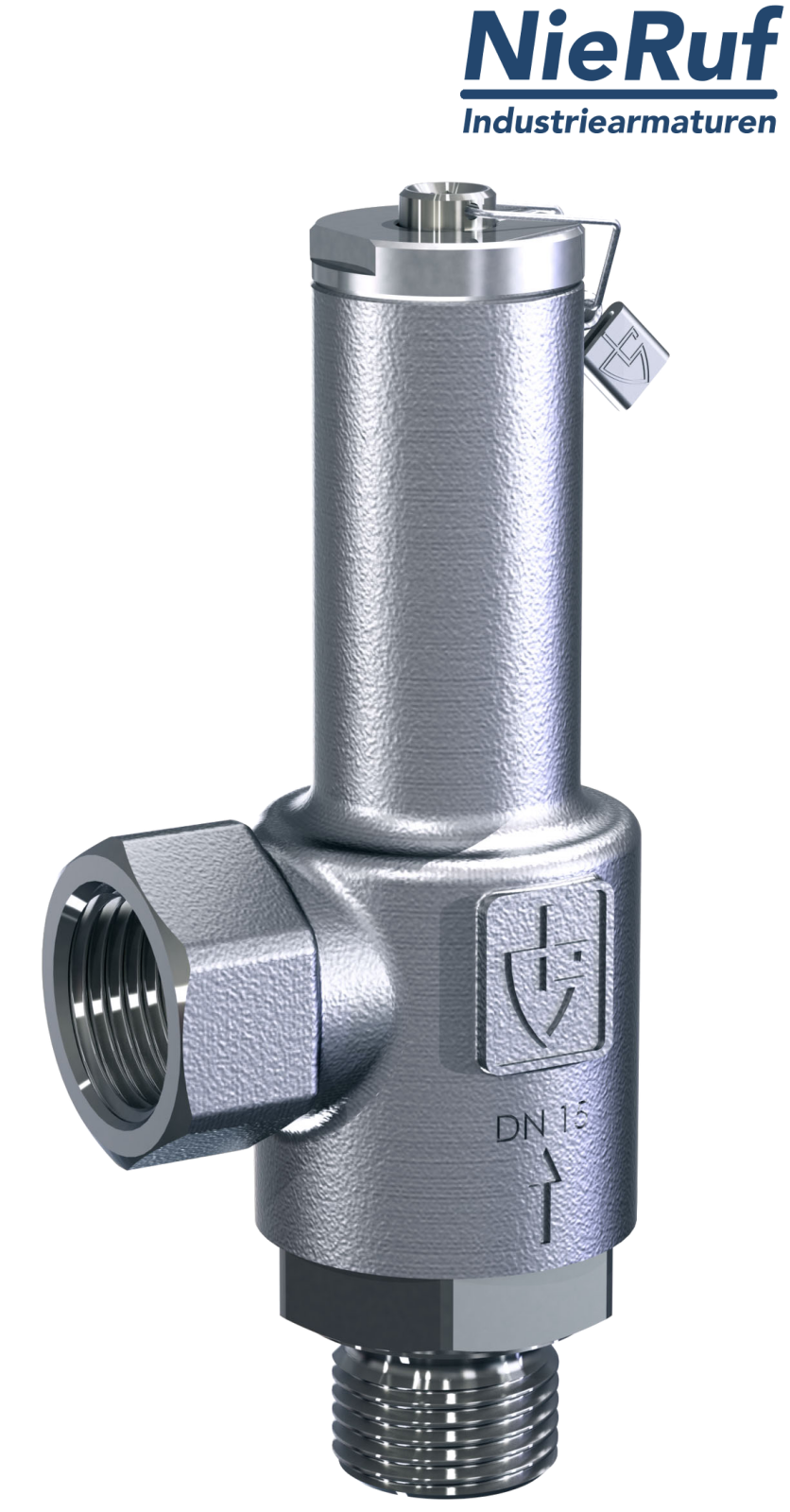 Druckregelventil 1 1/2" AG x 1 1/2" IG UV04 Edelstahl 12 - 20 bar