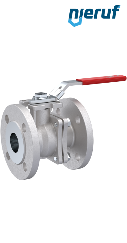flange ball valve DN20 PN40 FK06 stainless steel 1.4408