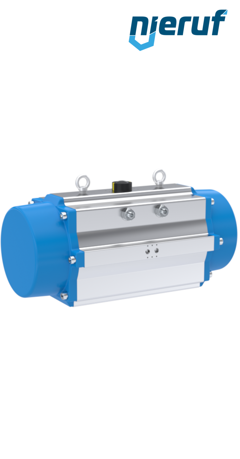 Pneumatischer Antrieb AN02 einfachwirkend, federschließend GS-350 90° mit 8 Federn