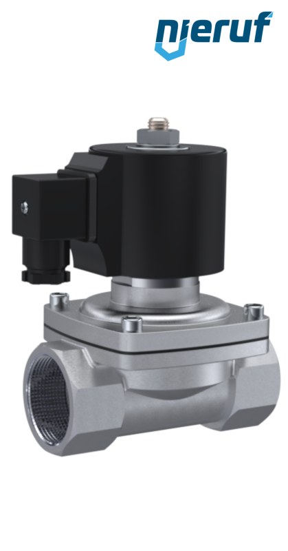 Magnetventil G 3/4" Zoll Edelstahl EV06 FKM 24V DC