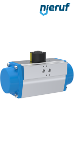 Pneumatischer Antrieb AN02 einfachwirkend, federöffnend GS-092 90° mit 7 Feder