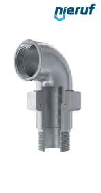 Tempergussfitting Winkelverschraubung Nr. 97, DN20 - 3/4" Zoll verzinkt